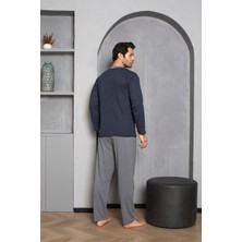 Sude Homewear Erkek Süprem Uzun Kol (Mevsimlik) Pijama Takımı