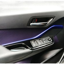 C-Hr 2016-2019 Içın Uyumlu Kapı Çıtası - Mavı