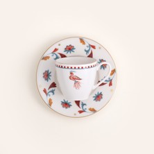 Gediz Porselen Kahve Seti 80 ml Renkli