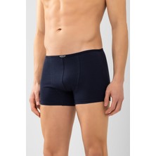 Erkek Modal Likralı Düz Boxer 1113 Lacivert