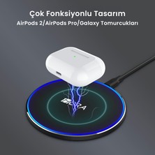 1hora GAR151 Kablosuz Hızlı Şarj Cihazı 15W - Airpods ve iPhone Uyumluluğu, Qi Teknolojisi, Hızlı Şarj Modları - Siyah