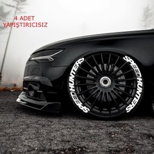Pvc Kauçuk Speedhunters Lastik Yazısı 4 Adet