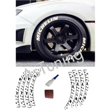 Pvc Kauçuk Michelin Lastik Yazısı 4 Adet