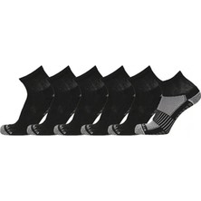 Columbia Athletic Fashion Quarter With Pique Footbed Unisex Siyah 6lı Çorap C1182B