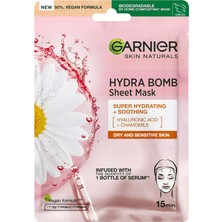 Garnier Kağıt Yüz Maskesi Nem Bombası Dinlendirici 28 gr