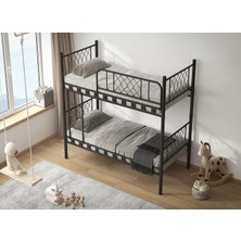 Dzgn Home Metis Genç Çocuk Yatak Odası Metal Ranza ve Karyola