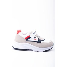 Superland Ortopedik Spor Hafif Sneaker Rahat Taban Cırt Cırtlı Çocuk Ayakkabı