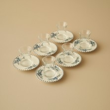 Bleu Blanc 6'lı Çay Bardağı Seti Mavi (132 Cc)