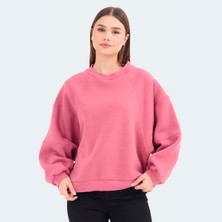 Slazenger VIA Kadın Sweatshirt Gül