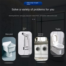 Emporium1 1/2 Inç Evrensel Arayüz Musluğu Çift Çıkışlı Çift Kontrol Su Musluğu Ev Banyo Hortumu Sulama Bağlantısı Mavi (Yurt Dışından)