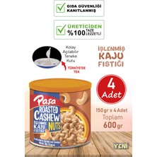 Paşa Kuruyemiş Işlenmiş Kaju Fıstığı Teneke Kutu 150 gr x 4 Adet