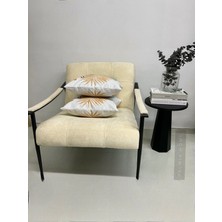 Palmia Home Portre Desenli Çift Taraflı Dekoratif 2'li Kırlent Kılıfı Seti