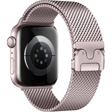 Watch 7 41MM Uyumlu Zore KRD-121 Metal Hasır Kordon-Gümüş