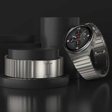 ZORE Huawei Honor Magic 2 46MM Uyumlu Krd-35 22MM Metal Kordon - Gümüş