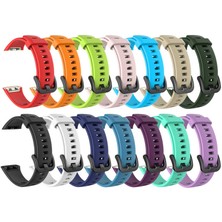 Huawei Band 6 Uyumlu Krd-47 Uyumlu Kordon Zore - Pembe Açık