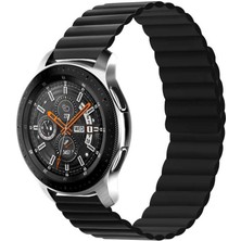 Zore Xiaomi Amazfit Pace Uyumlu Krd-52 Kordon - Siyah-Turuncu