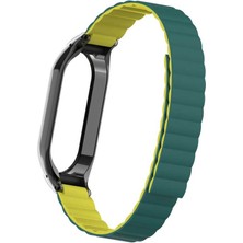 ZORE Xiaomi Mi Band 7 Uyumlu Krd-69 Kordon - Gri-Turuncu