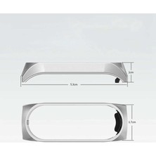 ZORE Xiaomi Mi Band 4 Uyumlu Krd-06 Metal Kordon - Gold