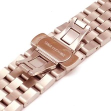 ZORE Huawei Watch Gt 3 46MM Uyumlu Krd-20 Metal Kordon - Gümüş