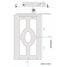 Almital Mobilya Aksesuarlari Almital Dolap Içi Teleskopik Raylı Antrasit  Çöp Kovası 16+1 Litre, Minimum Kapak Genişliği 45 Cm.