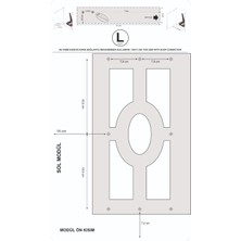 Almital Mobilya Aksesuarlari Almital Dolap Içi Teleskopik Raylı Antrasit  Çöp Kovası 16+1 Litre, Minimum Kapak Genişliği 45 Cm.