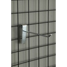 100 Adet 10 cm Galvaniz Tel Pano Raf Askısı Tel Pano Kancası