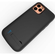 Storepgs iPhone 12 Pro Şarjlı Kılıf-Siyah
