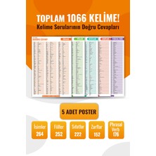 Ösym Doğru Cevap Kelime Posterleri - Yökdil Ydt Yds Çıkmış Kelimeler - 1066 Kelime