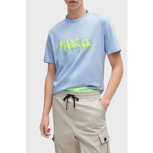Hugo % 100 Pamuk Regular Fit Efekt Logolu T Shirt Erkek T Shirt 50515282 455