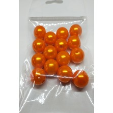 Sr Sazanrig Efsane Turuncu Janjan Boncuk 14 mm (Dar  Delik)