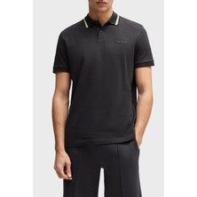 Boss % 100 Pamuk Regular Fit Düğmeli Polo Yaka T Shirt Erkek Polo Yaka T Shirt 50512931 016