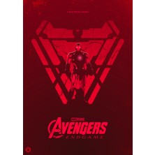 Wugu Avengers Iron Man Büyük Boy Poster 50 x 70 cm