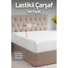 Eve Tekstil Fitted  Penye Kumaş Tek Kişilik Lastikli Çarşaf
