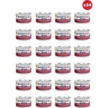 Gimcat Shinycat Jelly (Jöle Içinde) Tavuklu Ton Balıklı Kedi Konservesi 70GR x 24 Adet