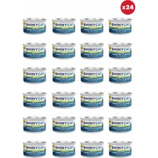 Gimcat Shinycat Broth (Sos Içinde) Kinoalı Ton Balıklı Kedi Konservesi 70GR x 24 Adet