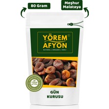 Gülçehre Yörem Afyon Meşhur Malatya Güneşte Kurutulmuş Etli Jumbo Boy Vegan Gün Kurusu, Şekerpare | 80gr.