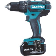 Makita DHP482RFX9 Akülü Darbeli Matkap 18 V / 3,0 Ah, 2 Akü + Şarj Cihazı Alüminyum Çantada + 96 Parçalı Aksesuar Seti