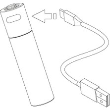 14500 Li-Ion Şarj Edilebilir Pil 880 Mah