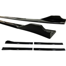 Opel Corsa C 2000-2006 Leon Tip 3 Prç Ön ve Beyaz Şeritli Yan Marşpiyel Set