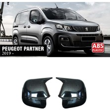 Peugeot Partner Yarasa Ayna Kapağı Parlak Siyah Batman Abs 2019+