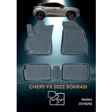 Chery Fx 2022 Sonrasi  Için 5,5d Carbon Style Havuzlu Paspas - Tpe Malzeme