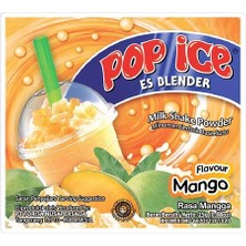 Pop Ice Es Blender Milk Shake Powder Minuman Serbuk Rasa Susu Mango 23G 1 Paket