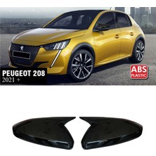 Peugeot 208 Yarasa Ayna Kapağı Parlak Siyah Batman Abs 2021+