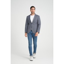 Çizgili Erkek Blazer Spor CEKET-1451