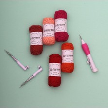 Filyarn Bayrak Kırmızı Baby Cotton Elegant Örgü Ipi Amigurumi Ipi Punch Örgü Ipi Oeko-Tex Startdart 100 - 50 gr