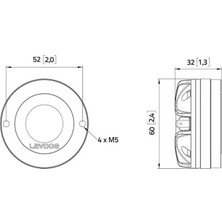 Lavoce DN10.142 1" Neodimyum Sıkıştırma Sürücü ( Compressıon Drıver )