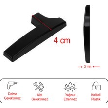 Nzb Kapı Numarası Yapışkanlı Küçük Boy 50 mm 5 cm Numara 1 Rakam Bir Sayısı Siyah Renk Numaralar 1 Adet