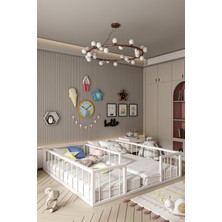 Givayo Wood's Winter Bebek Çocuk Montessori Mdf Çiftli Yatak