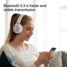 Digital Computer Home Fıngertıme Q1 Bt5.3 Uzay Kapsülü Kablosuz Kulaklık, Çocuklar Için Solunum Işığı ile Bluetooth Kulaklık-Mavi (Yurt Dışından)