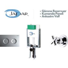 Japar Adnoss Japar Gömme Rezervuar - Kumanda Paneli - Ankastre Valf 510198-500148-570255